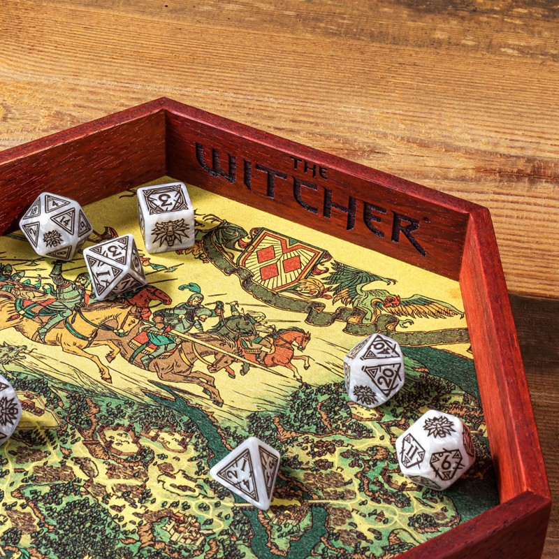 The Witcher Wooden Dice Tray (Preorder)