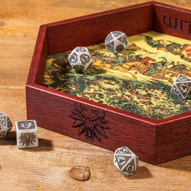 The Witcher Wooden Dice Tray (Preorder)