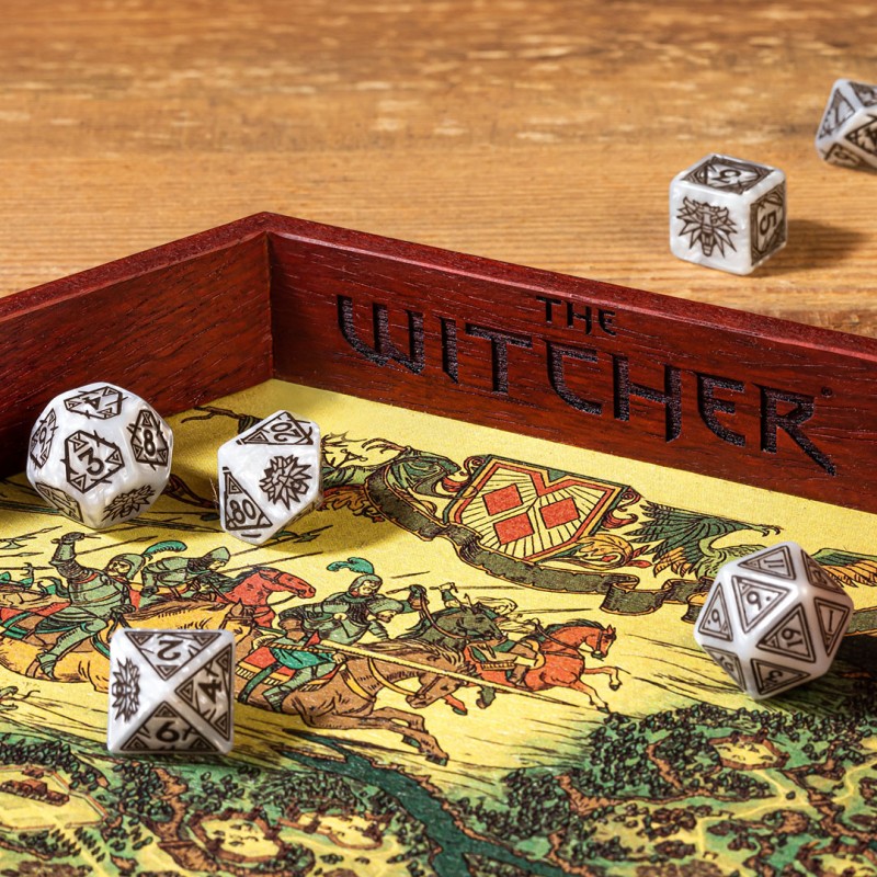 The Witcher Wooden Dice Tray (Preorder)