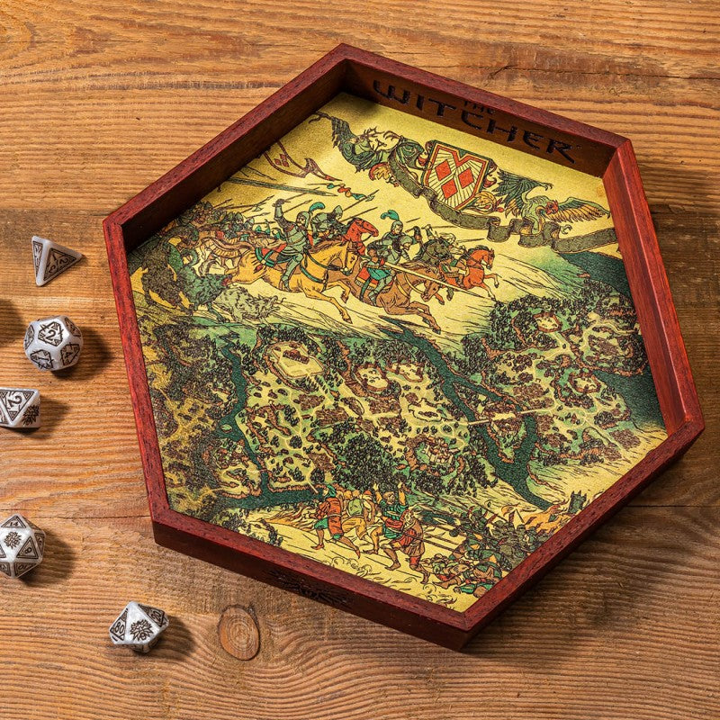 The Witcher Wooden Dice Tray (Preorder)