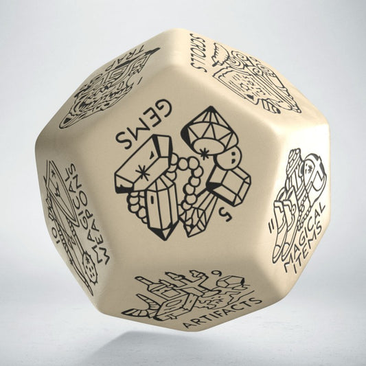 Treasure Generator Die: Beige&Black (Preorder)