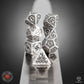 Tribal Dice Set: Pearl & Brown (Preorder)