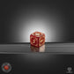 Tribal Dice Set: Shimmering red & Beige (Preorder)