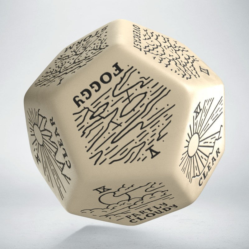 Weather Generator Die: Beige&Black (Preorder)