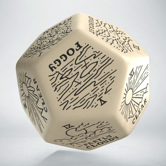 Weather Generator Die: Beige&Black (Preorder)