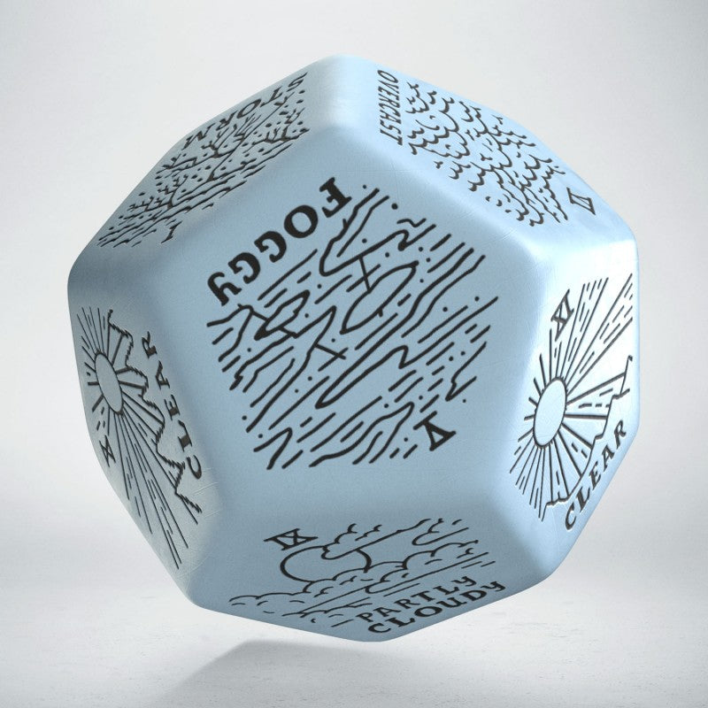 Weather Generator Die: Blue&Black (Preorder)