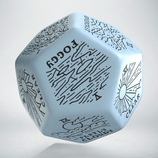 Weather Generator Die: Blue&Black (Preorder)