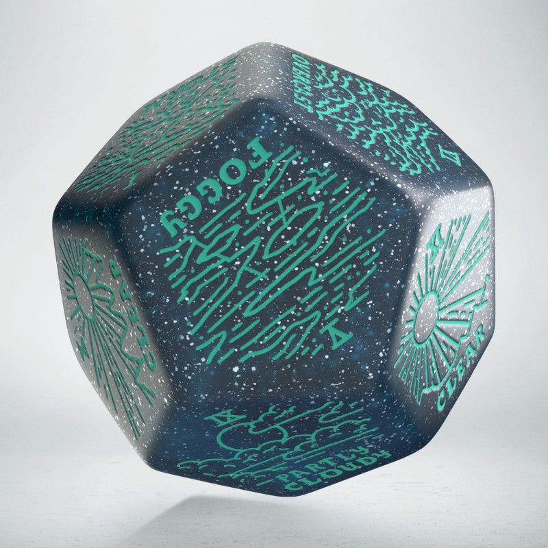 Weather Generator Die: Shimmering Blue&Turquise (Preorder)