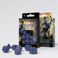 Wizard Dark-blue & orange Dice Set (Preorder)