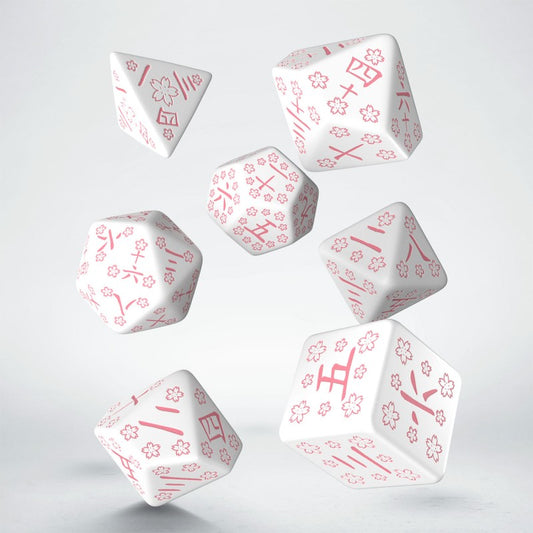 Japanese Dice Set - Cherry Blossom Petals